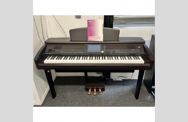 Yamaha CVP407 Satin Rosewood Digital Piano, Used - Complete Package (SN:GBRCNM01037) - Image 1